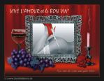 Postkarte Wein